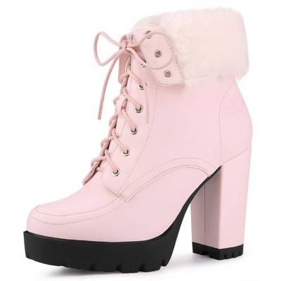 Pink : Winter Boots for Women : Snow ...