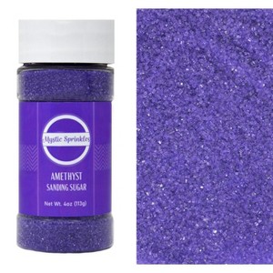 Mystic Sprinkles Amethyst - Purple Sanding Sugar 4oz - 1 of 4