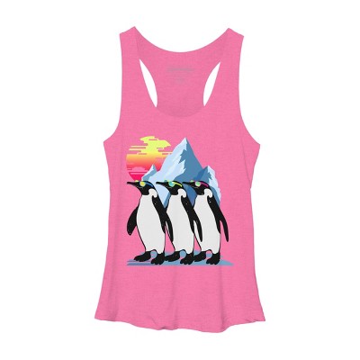 Women's Design By Humans North Pole Summer By clingcling Racerback Tank Top