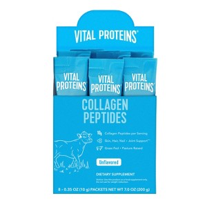 Vital Proteins Unflavored Collagen Peptides Protein Stick Packs - 8ct - 1 of 4