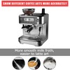 Espresso Maker with Grinder, Milk Frother, 15 Bar Pump, 15 Grind Settings, Digital Display, High Power Milk Frother, Digital LCD Screen - 4 of 4