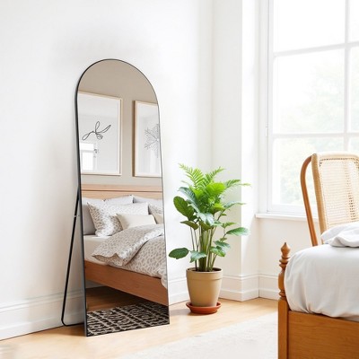 PexFix Arch Solid Wood Full Length Mirror Floor Mirror