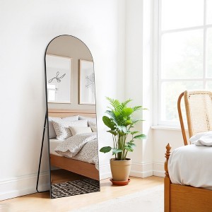 PexFix Arch Solid Wood Full Length Mirror Floor Mirror - 1 of 4