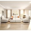 GDFStudio Alexia Modular Storage Chenille 123"  U-Shape Sofa Bed with Ottoman - 3 of 4
