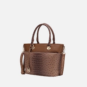 MKF Collection Grace Women’s Signature and Croc Embossed Tote Bag by Mia K - 1 of 4