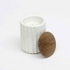 JUJABU 6oz Jar Candle with Wooden Lid - Vanilla Lavender Scent - 4 of 4