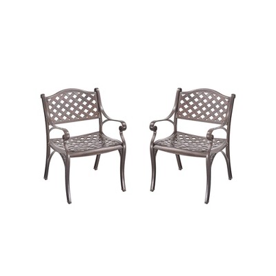 Upland Elizabeth Cast Aluminum Outdoor Chair - Wedohome