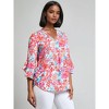 Jones New York Flutter Sleeve Blouse - 2 of 3