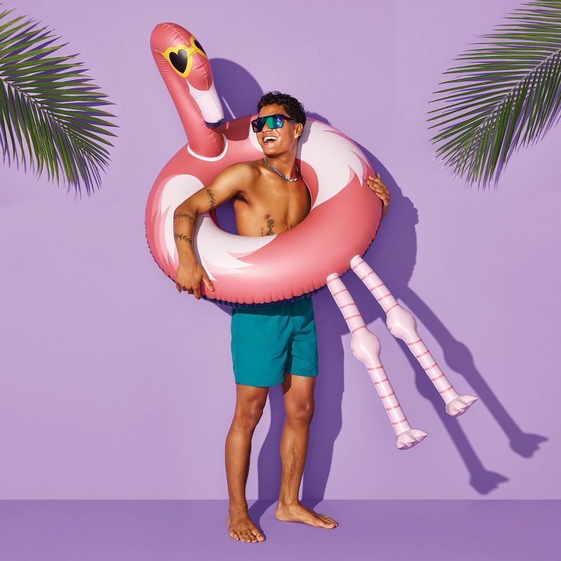 Flamingo Inflatable Inner Tube - Sun Squad&#8482;, 3 of 9