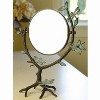 SPI Home Dragonfly on Branch Mirror – Brass Wall Accent with Nature Motif, 15" Tall - 3 of 3