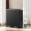 Trash Can, 16 Gallon (60 L) Garbage Can for Kitchen, with 15 Trash Bags, 2 Compartments, Plastic Inner Buckets and Hinged Lids, Airtight - 2 of 3
