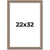 PosterPalooza | Ornate Gold Picture Frame - UV Acrylic, Foam Board Backing, Hanging Hardware - 2 of 4