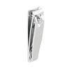 Unique Bargains Metal Ergonomic Design Textured Grip Built-in Nail File Fingernail Clippers 2.3" x 0.5" x 0.4" 1 Pc - 3 of 4