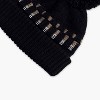 Turtle Fur Kids Noah Pom Beanie - Boy's Warm Knit Winter Cold Weather Hat, Black - 4 of 4