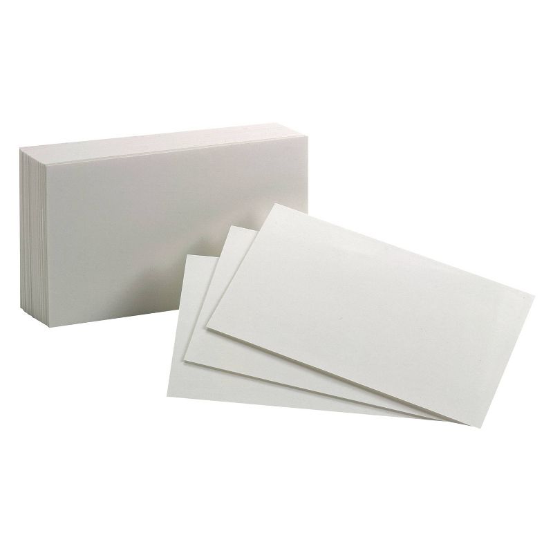 100ct 3&#34; x 5&#34; Unruled Index Cards White - up &#38; up&#8482;, 2 of 4