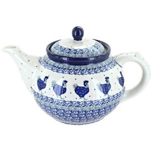 Blue Rose Polish Pottery 60 Ceramika Artystyczna Medium Teapot - 1 of 1