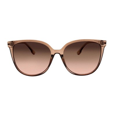 Women's Oversized Plastic Round Sunglasses - Wild Fable™ Crystal Pink