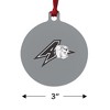 UNC Asheville Secondary Logo Aluminum Holiday Christmas Tree Ornament - 3 of 4