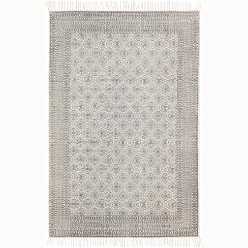 Mark & Day Modica 6'x9' Rectangle Woven Indoor Area Rugs Black : Target
