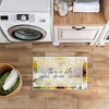 Stupell Industries This Is Us Sunflower Sentiment Printed Plush Bath Mat And Bath Rug, Design By Kim Allen, 18"X30" - 4 of 4