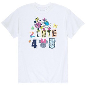 Men's - Disney - Happy Valentine's Day Short Sleeve Graphic T-Shirt - 1 of 4