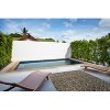 LunaLulinlk Chocolate Contemporary Geometric, Textured, High-Low Cut & Loop 2' x 3' Rectangle Throw Rug - 3 of 4