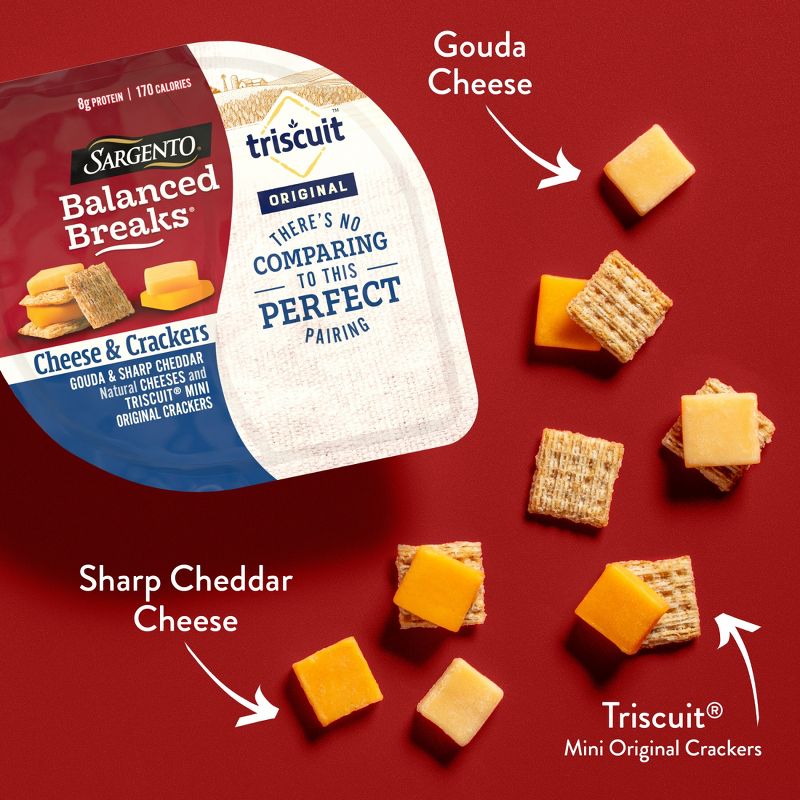 Sargento Balanced Breaks Cheese &#38; Mini Triscuit Crackers - 4.5oz/3ct, 4 of 12