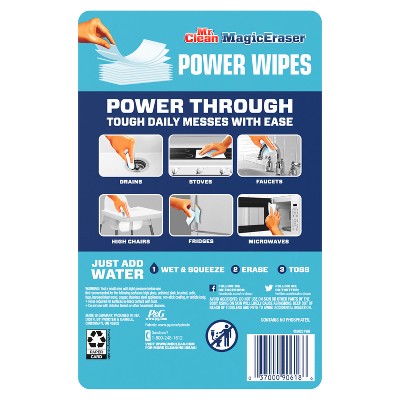 White Foam Rectangle Scouring Pads, 16-Pack