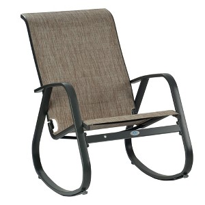Kozyard Outdoor Patio Rocking Sling Chair – Featuring a Powder-Coated Aluminum Frame and Breathable Mesh Fabric, Ideal for Patio, Porch, Yard - 1 of 4