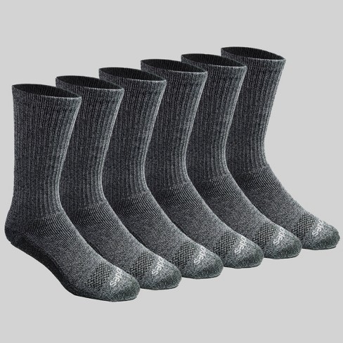 Dickies Mens 6 Pack Dri-Tech Comfort Crew Socks 