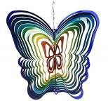Ganz 40" Multi Color Steel Butterfly Spinner Outdoor Decoration