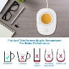 iMountek "Electric Coffee Mug Warmer with Auto Shut Off - Perfect for Tea, Milk, and Beverages at Home or Office!" White - 4 of 4