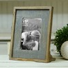 VIP Wood 11.25 in. Gray 5x7 Photo Frame with Stand - 4 of 4