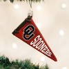 Old World Christmas Blown Glass Ornament for Christmas Tree, Oklahoma Sooners Pennant - 2 of 4