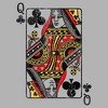 Junior's Lost Gods Queen of Clubs Distressed T-Shirt - 2 of 2
