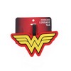 Silver Buffalo DC Comics Wonder Woman Logo Travel Luggage Tag With Suitcase ID Card Label - 2 of 4