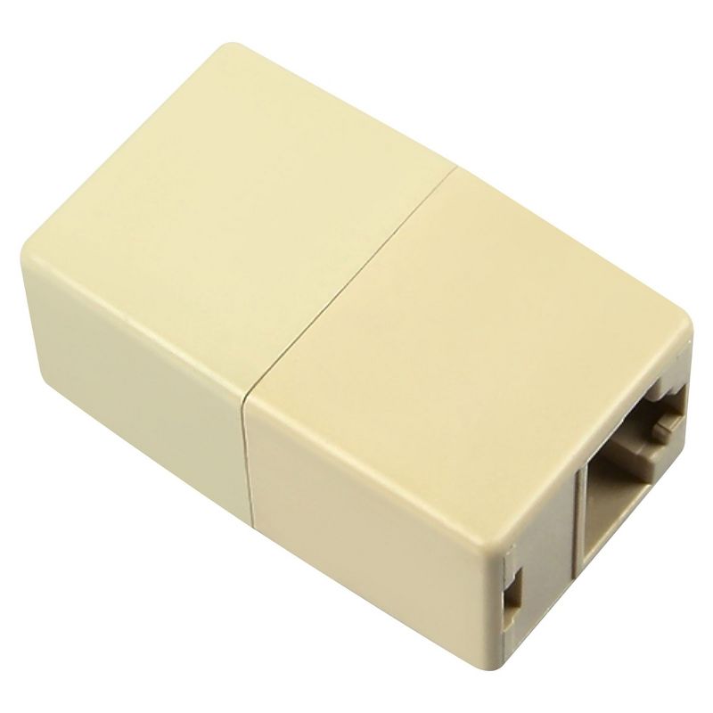 Insten RJ45 Ethernet Connector Adapter, Light Beige, 2 of 5
