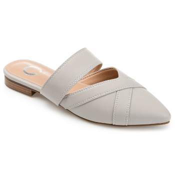 Journee Collection Womens Stasi Tru Comfort Foam Slip On Pointed Toe Mules Flats