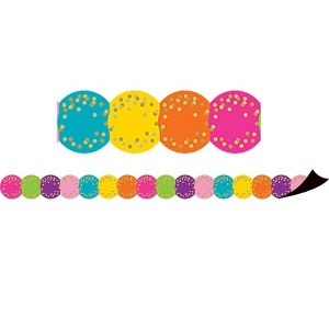 Teacher Created Resources Confetti Circles Die-Cut Magnetic Border (Pack of 2) - 1 of 1