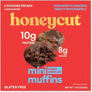 Honeycut Mini Muffins Gluten Free Double Chocolate - 8oz - 1 of 4