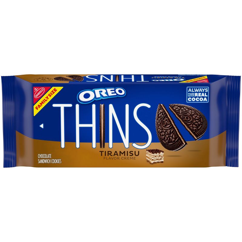 Oreo Thins Tiramisu Cookies Family Size - 11.78oz, 1 of 9