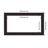 Amanti Art 16"x28" Furniture Espresso Narrow Framed Magnetic Dry Erase Board - 4 of 4