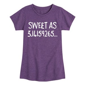 Girls' - Instant Message - Sweet As 3 Fitted Short Sleeve Graphic T-Shirt - 1 of 4