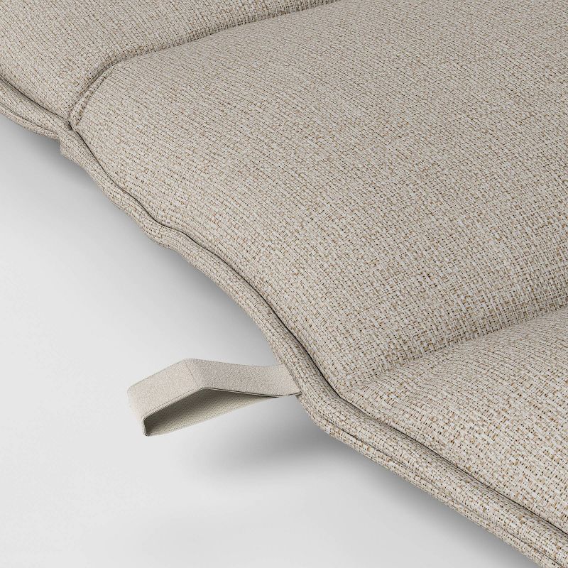 78"x24" Heathered Outdoor Chaise Lounge Cushion - Threshold™, 4 of 7