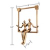 Adam & Friends Swinging Couple Sculpture - 3 of 4