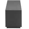 Metal Coffee Table 16.5"H, Charcoal Finish with Rectangular Top, Modern Outdoor Design by Zuo Modern - 4 of 4