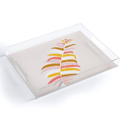 17" x 14" Acrylic Sunshine Canteen Fall Fern Tray - society6