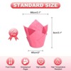 Unique Bargains Party Christmas Cake Muffins Paper Tulip Baking Cups 150 Pcs - 2 of 4