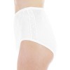 Wearever Women's Nylon and Lace Regular Absorbency Bladder Control Incontinence Panties- Reusable & Washable Leak Proof Underwear - 2 of 3