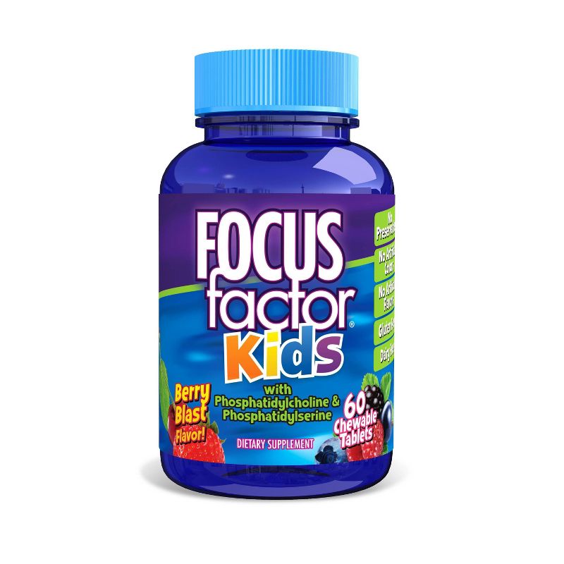 Focus Factor Kids&#39; Vitamin Supplements - 60ct, 1 of 6